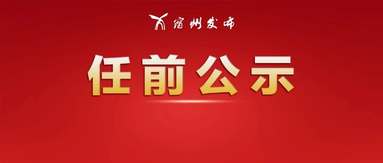 宿州市干部最新任免動態概覽